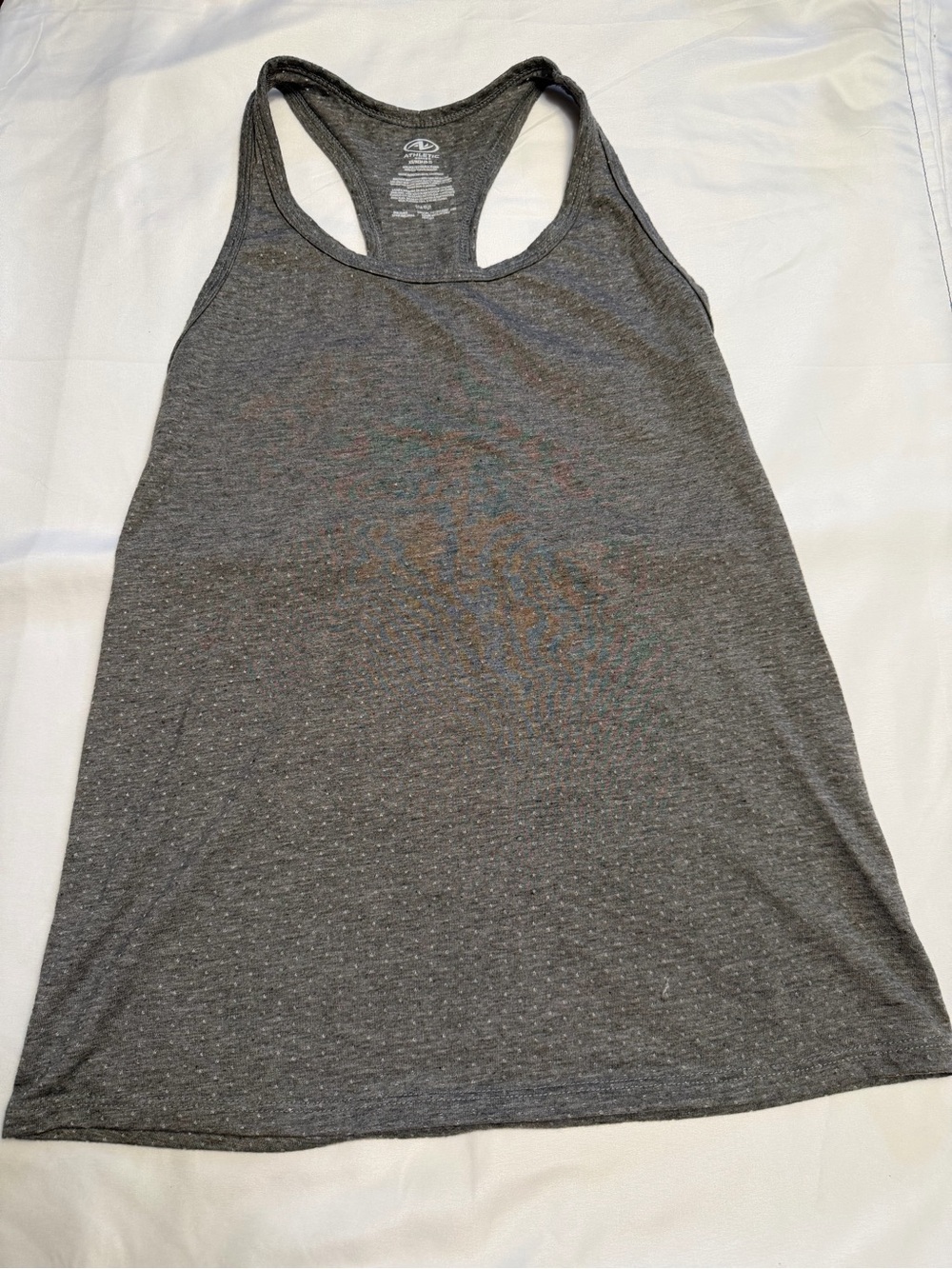 Athletic Works Charcoal Gray Racerback Tank